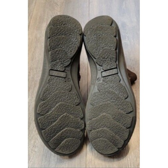 Tara M Quiana Brown Leather Ankle Boots Size 38 (8) Zipper - Picture 10 of 11